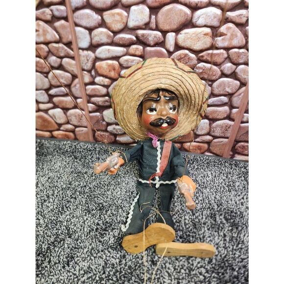 Mexican Folk Art String Puppet  Marionette #A76 - Picture 2 of 9